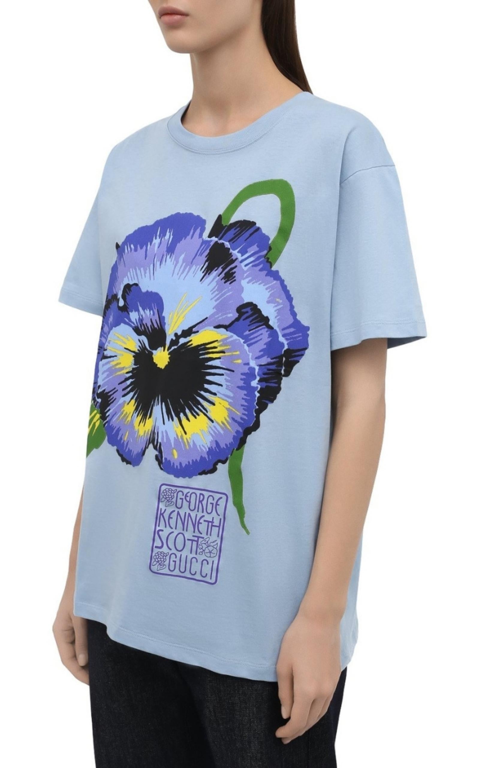 x Ken Scott Floral Print  T-shirt - 3