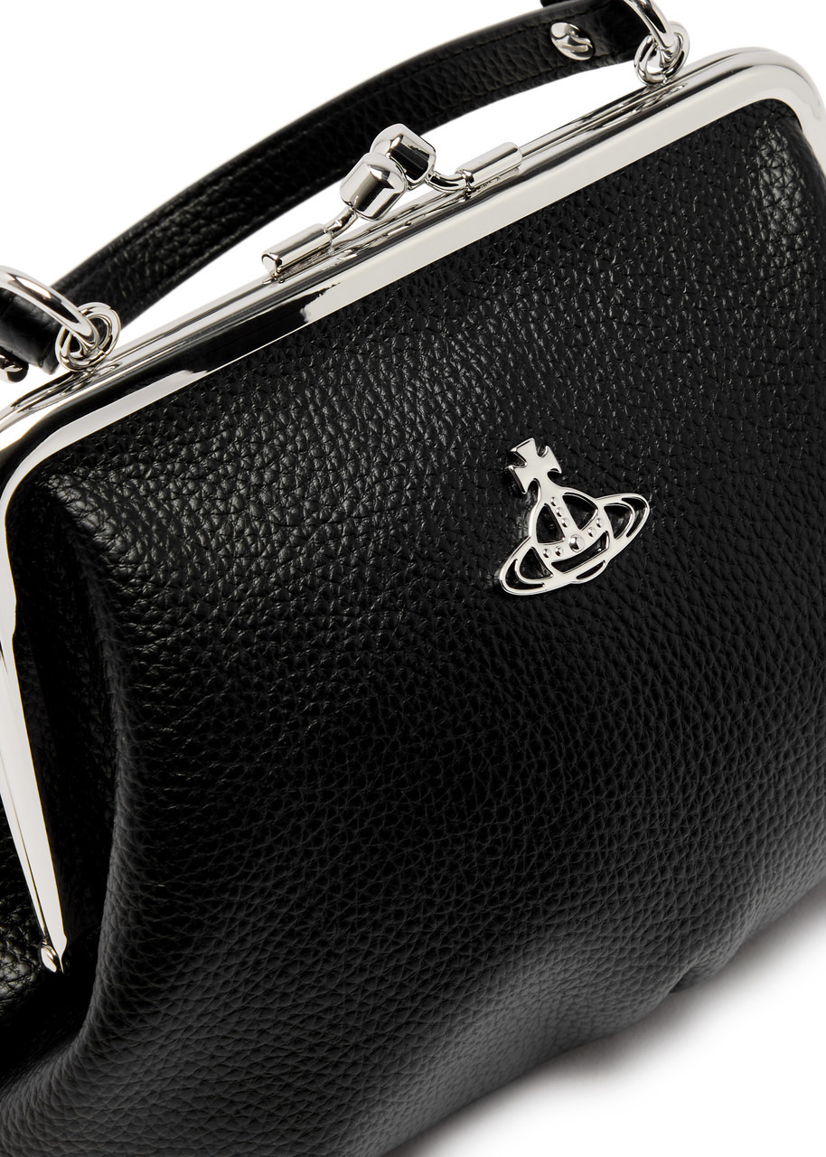 Vivienne Westwood Granny Frame Faux Leather top Handle bag - 3