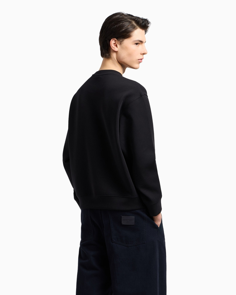 DOUBLE-JERSEY SWEATSHIRT WITH LOGO EMBROIDERY 3