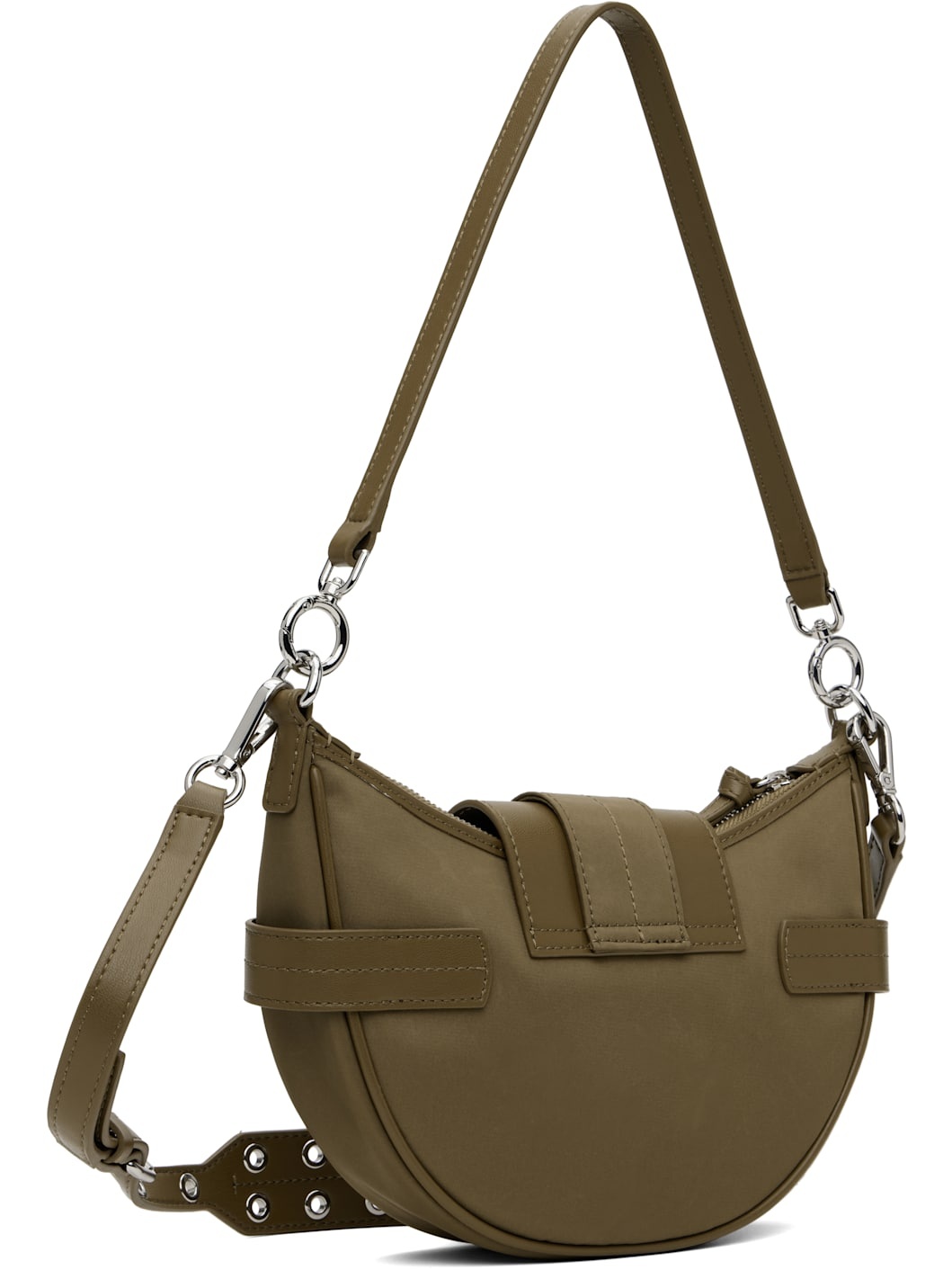 Khaki Small Bucky Crossbody Bag - 3
