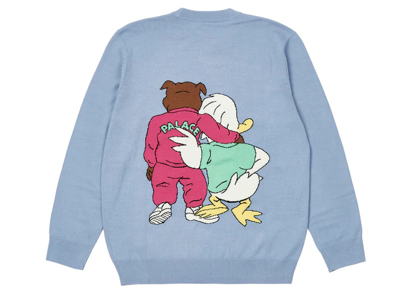 Palace Dog And Duck Knit Blue - 2