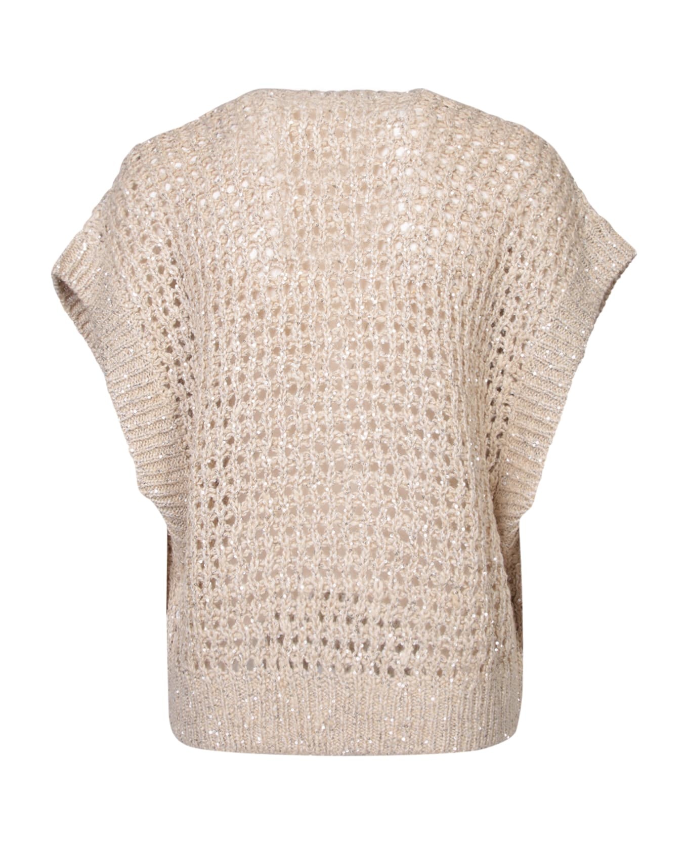 Pearl Silk-linen Vest - 2