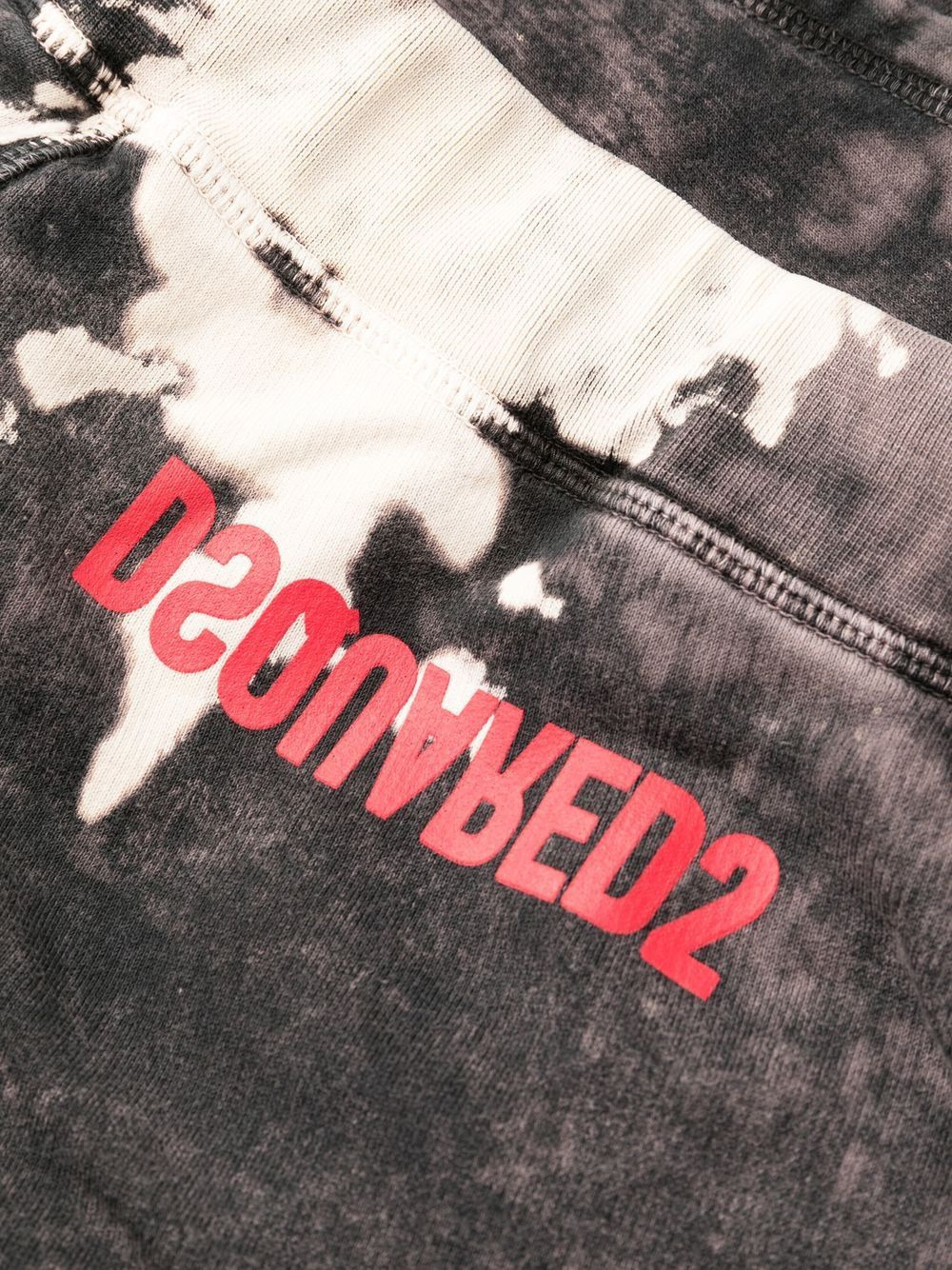 distressed-effect logo track pants - 7