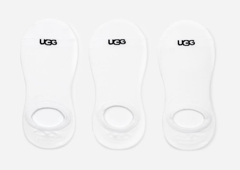 ® Women's Stela No Show 3 Pack Cotton Blend in White/ 1