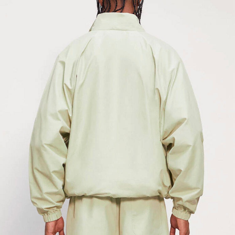 Fear of God Essentials FW20 Half Zip Track Jacket 'Sage' 0202250500025012 - 4