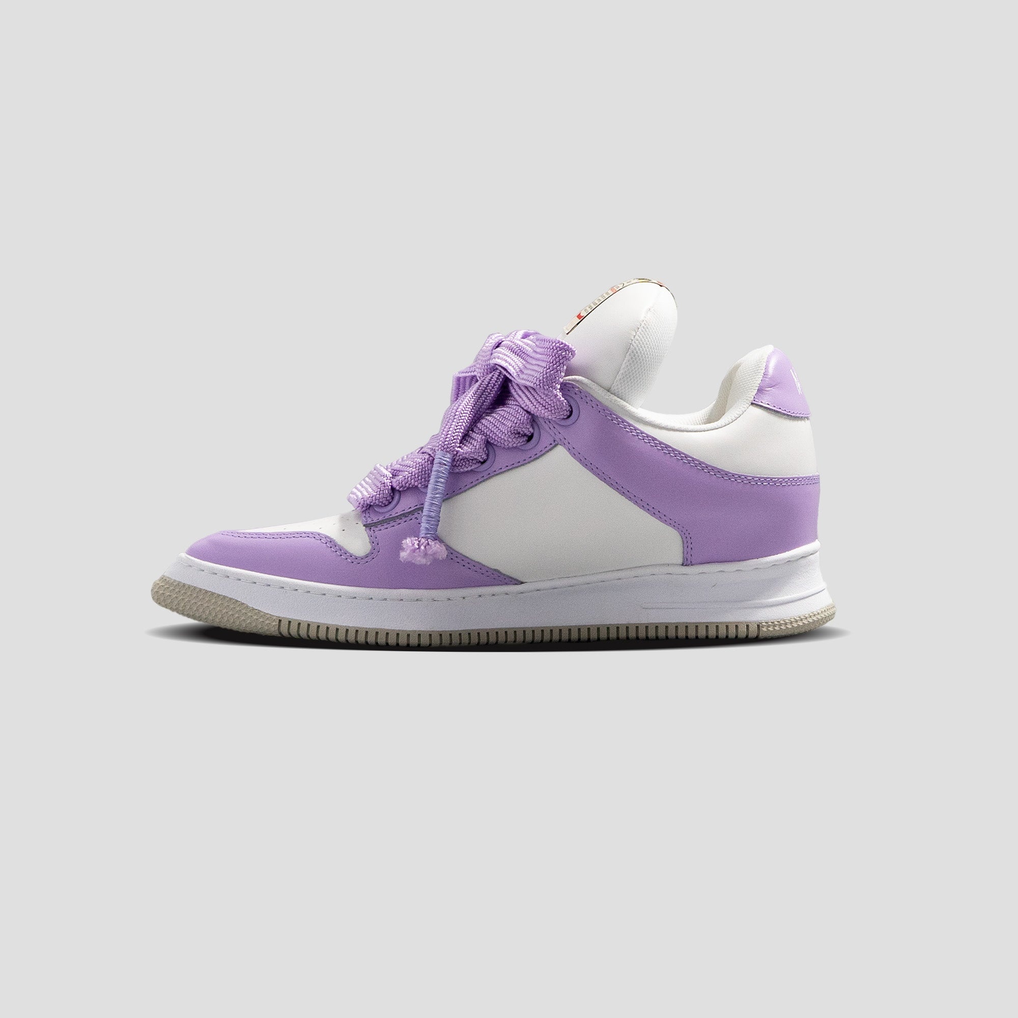 ROSY DAD OG SOLE MID-TOP PUFFER LEATHER SOLE SNEAKERS - 4