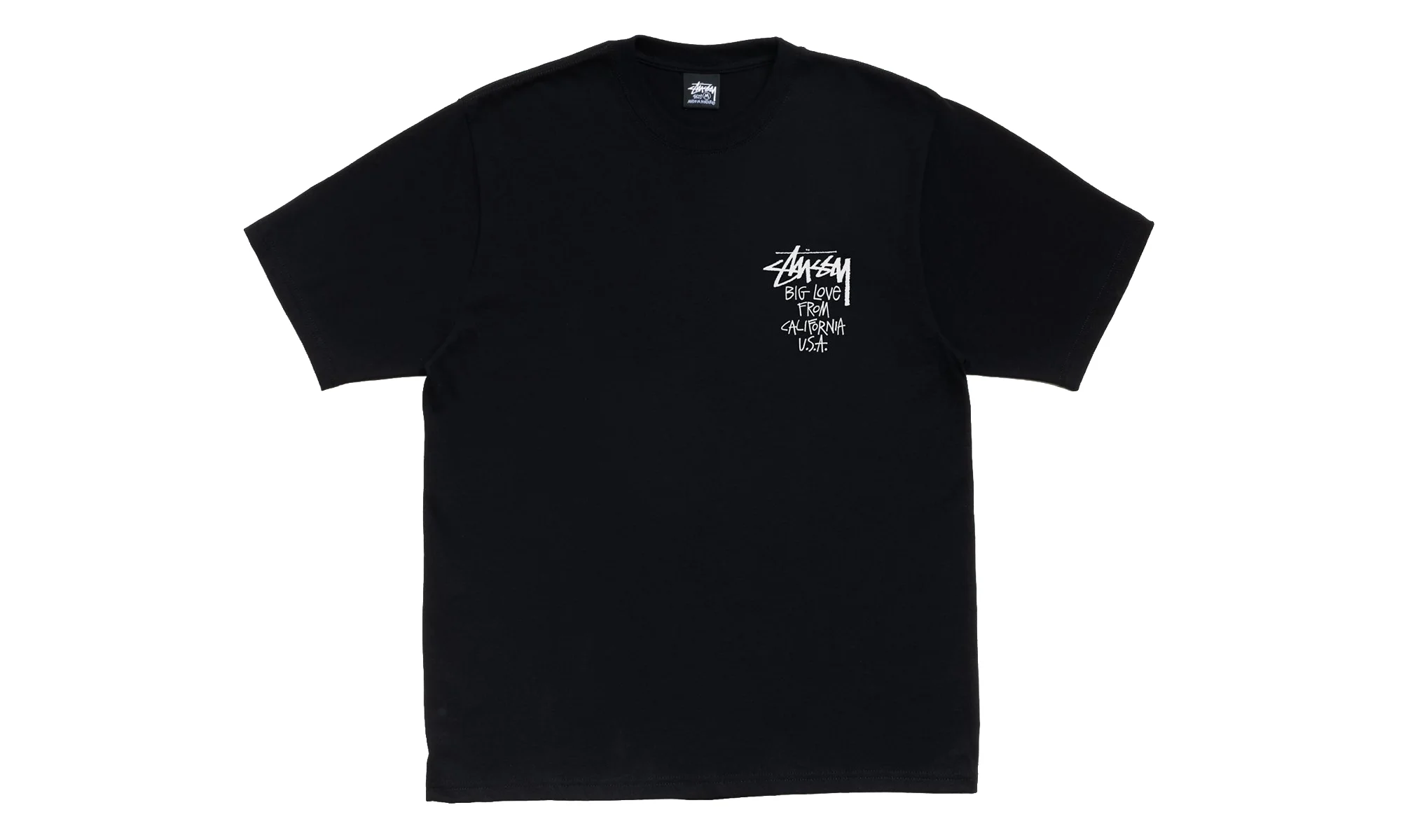 BIG LOVE TEE "Black" STUS519 - 1
