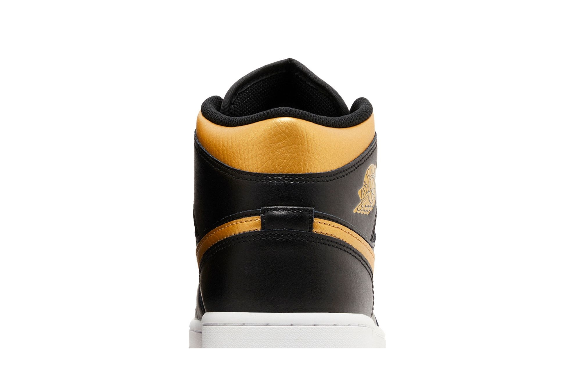 Air Jordan 1 Mid 'Black Metallic Gold' - 7