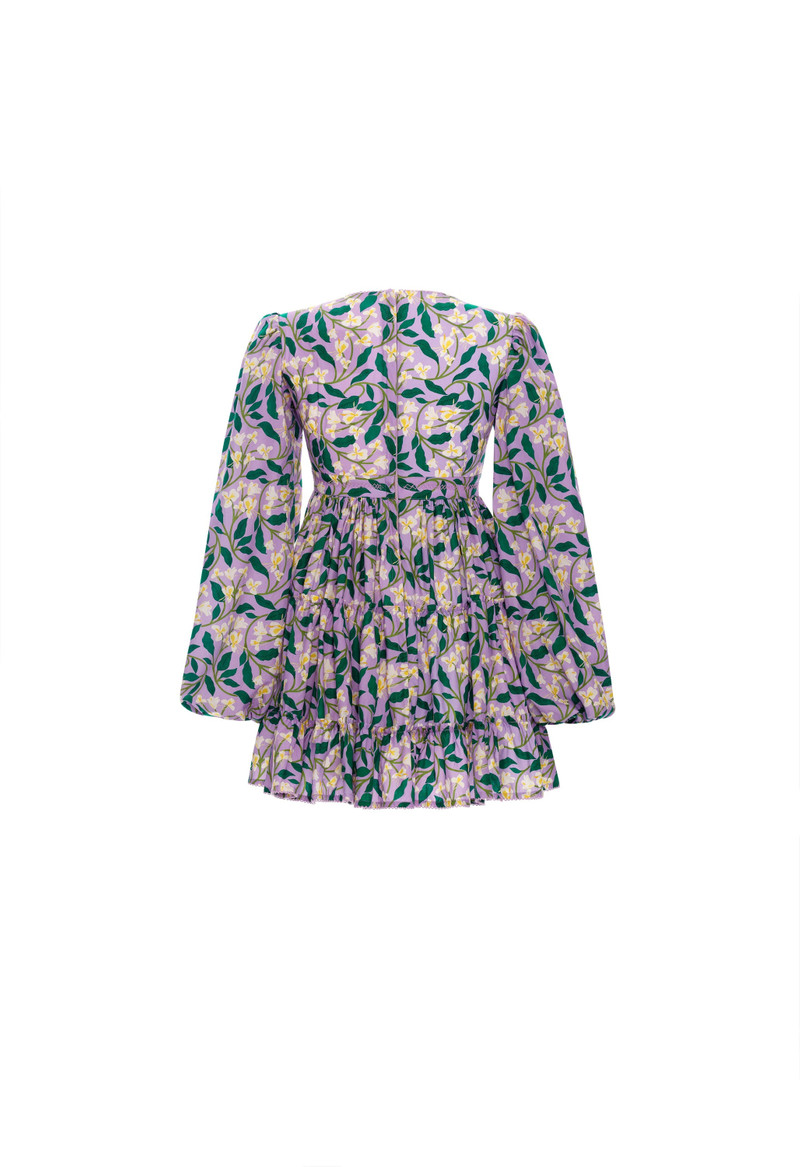 Avena Dos Gardenias Lila Mini Dress 3