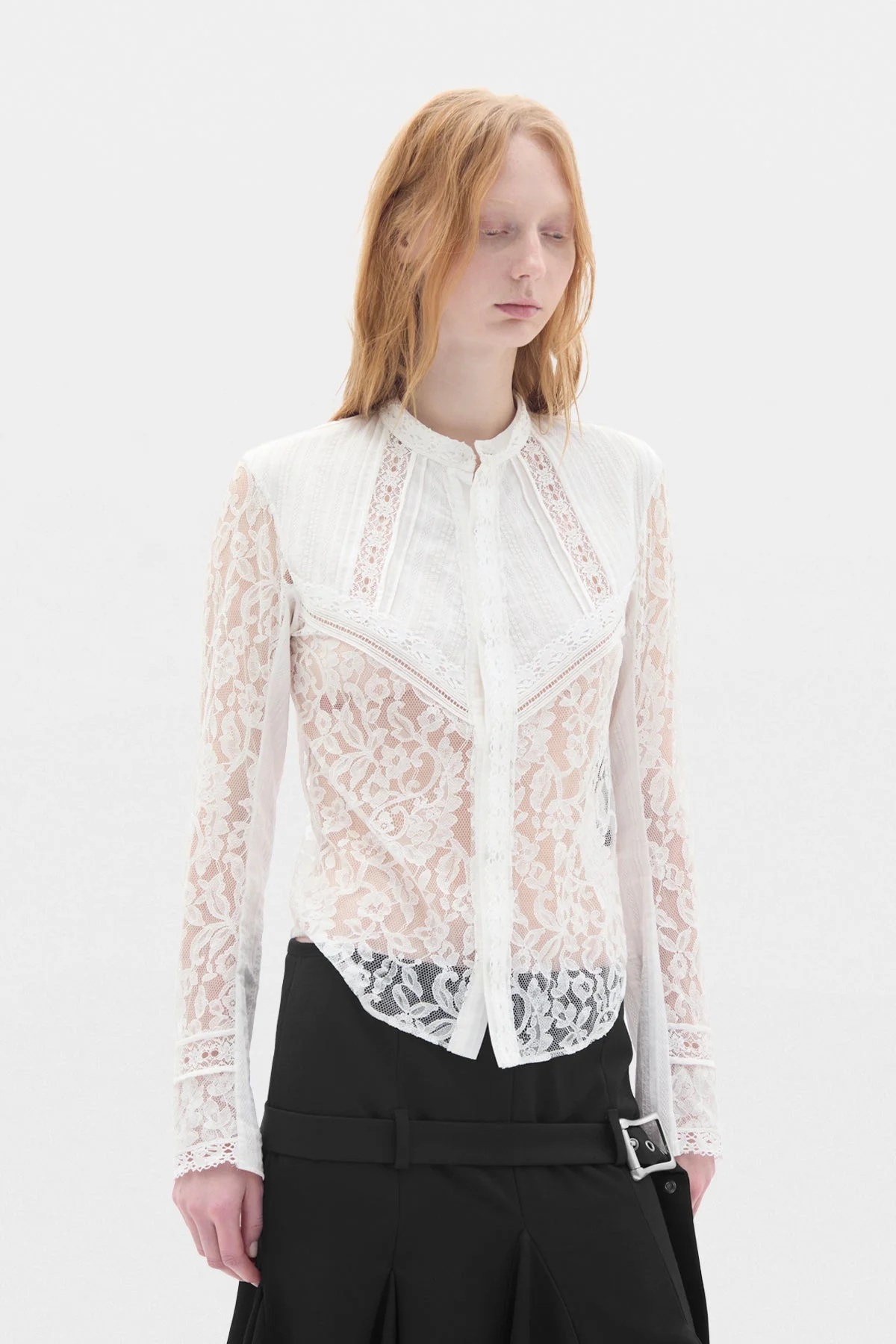 Storma Slim Fit Shirt with Lace - 1