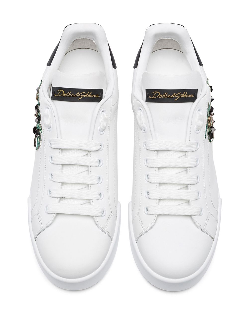 Portofino side-patch sneakers - 4