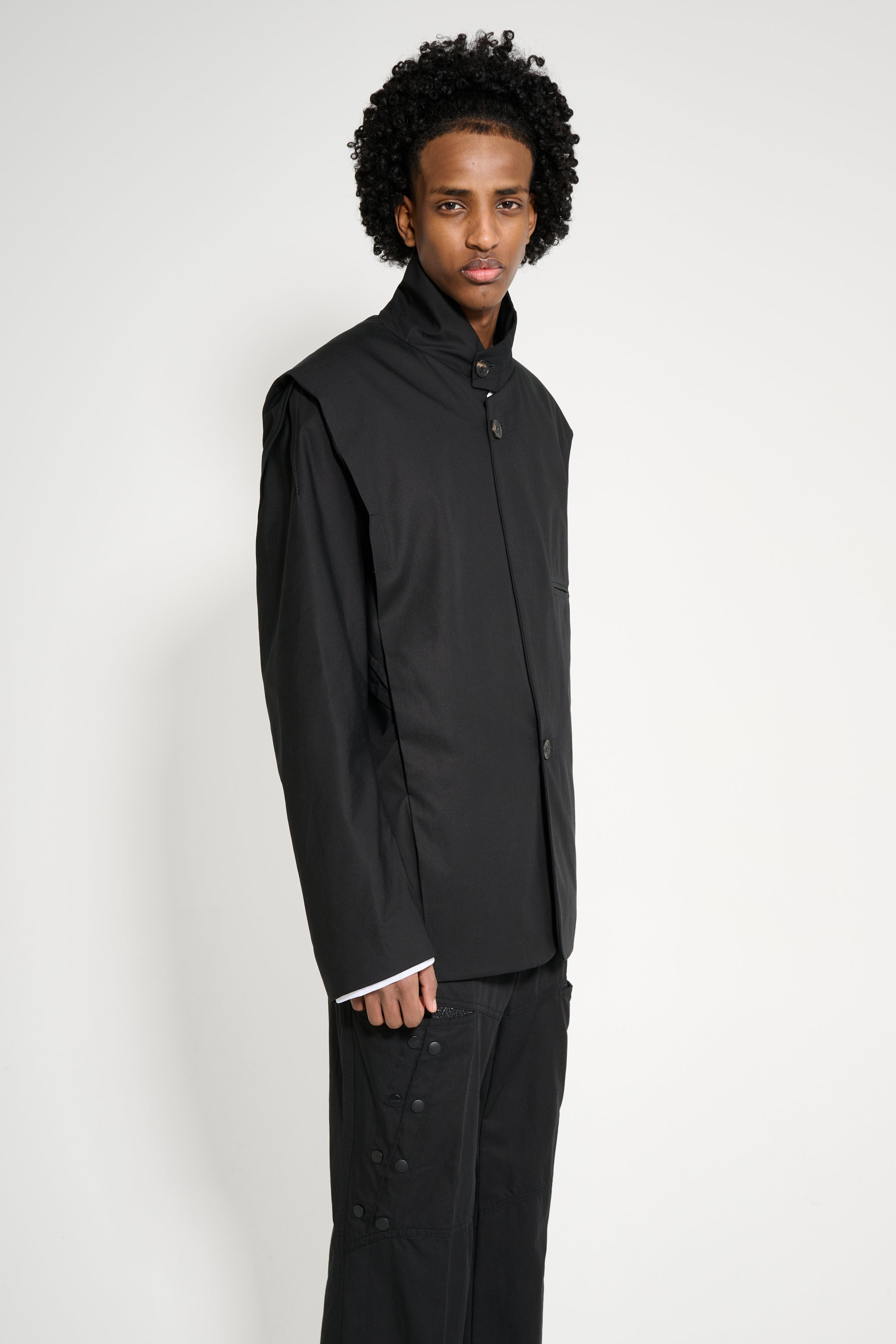 KIKO KOSTADINOV NAVIN K-DART BLAZER BLACK SABLE - 3