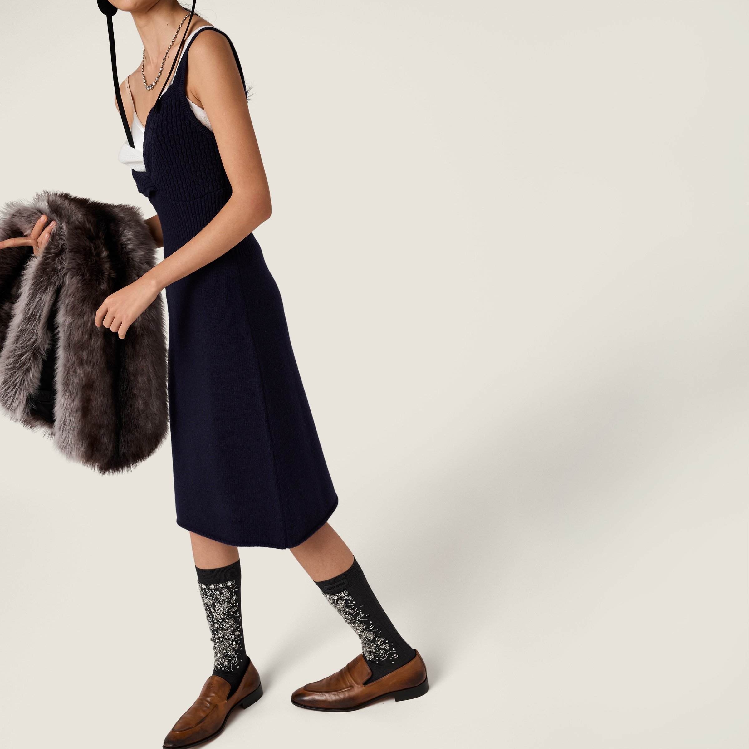 Wool knit tank dress - 5