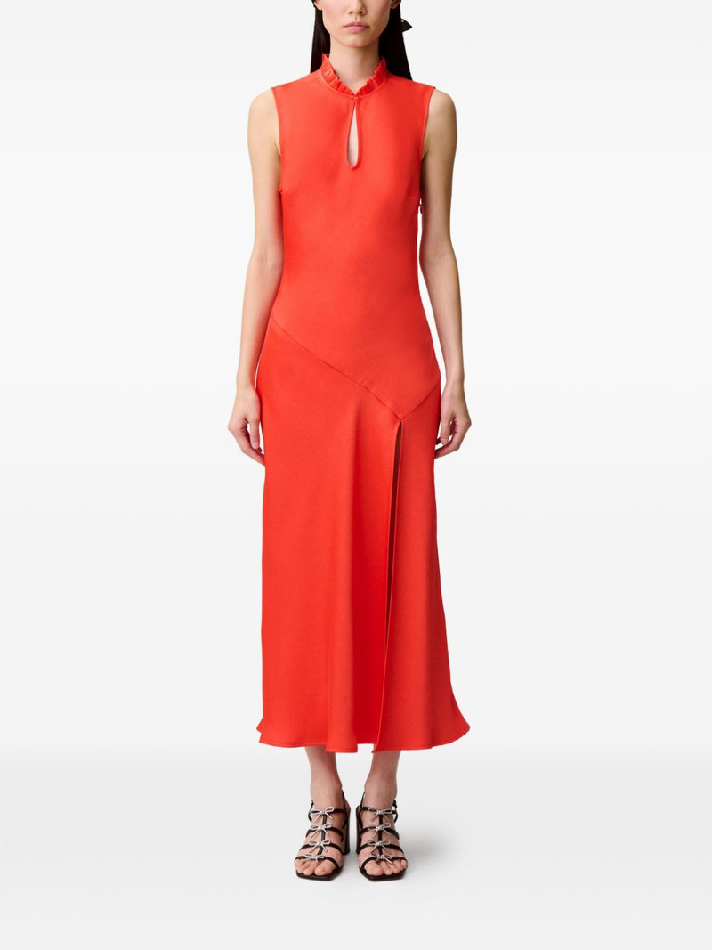 Claudie Pierlot ruffled cutout dress outlook