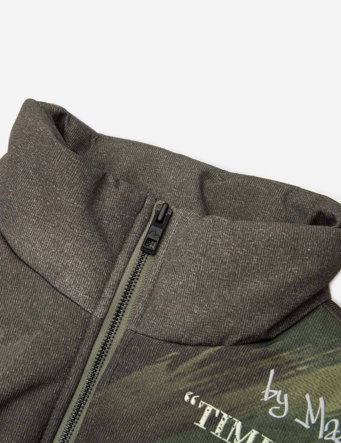 Brush Camouflage Print Padded Jacket - 11