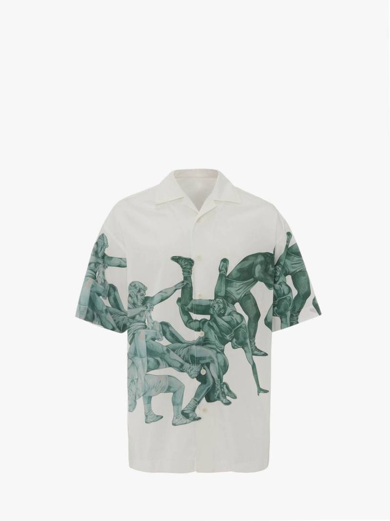 POL ANGLADA PRINT SHORT SLEEVE SHIRT 1