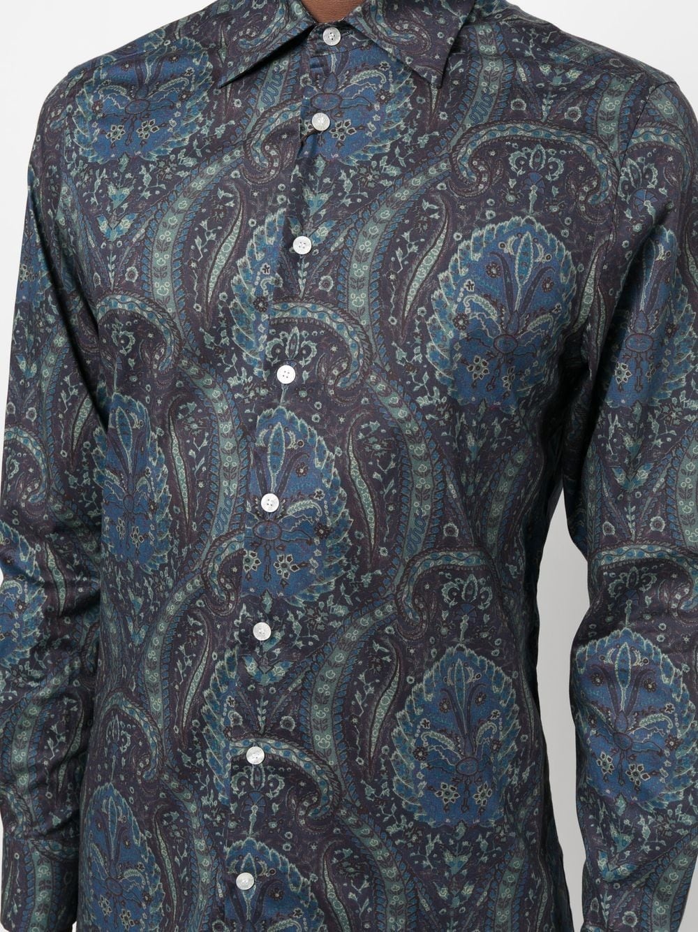 graphic-print long-sleeve shirt - 5