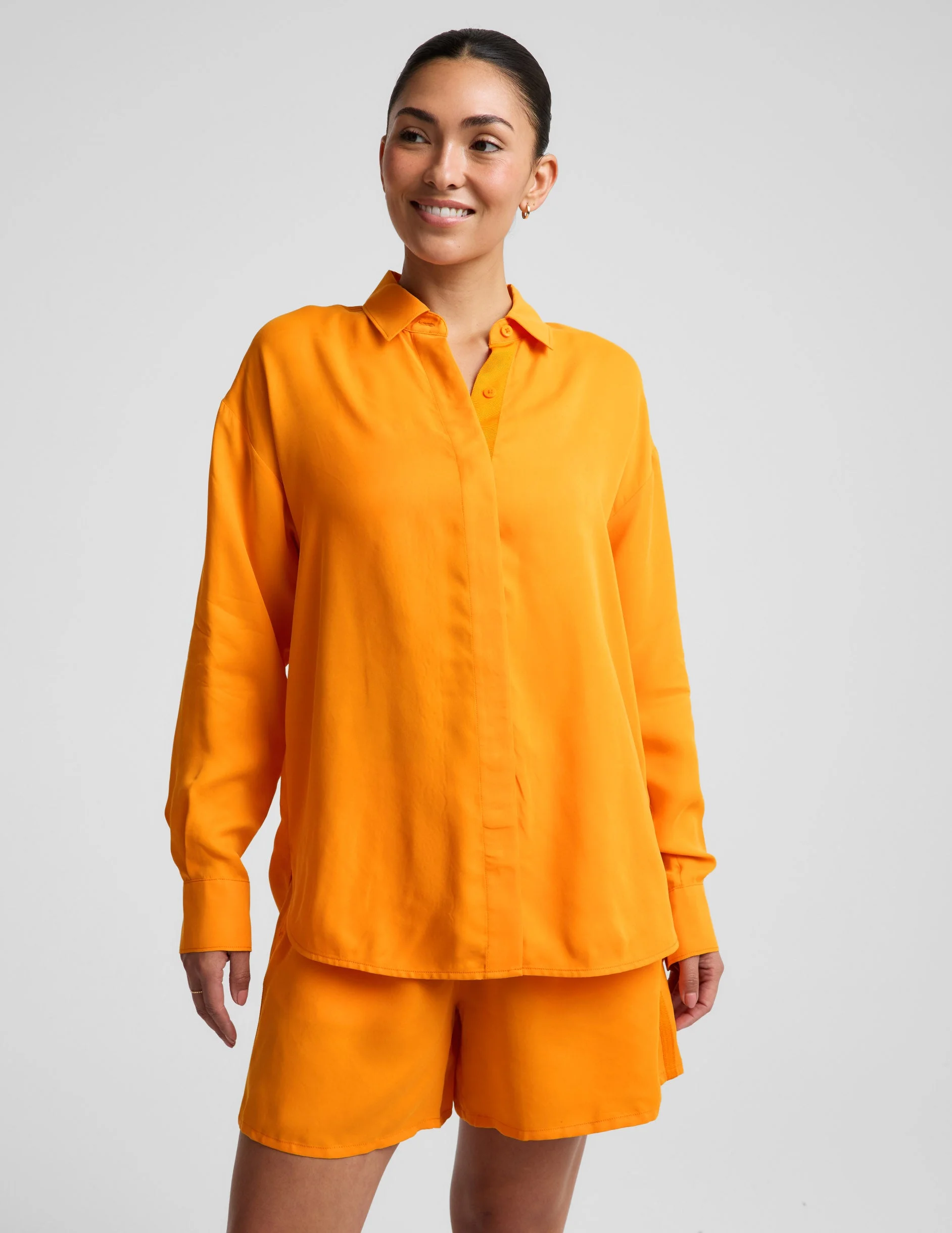 Sunkissed Cupro Button Down - 1