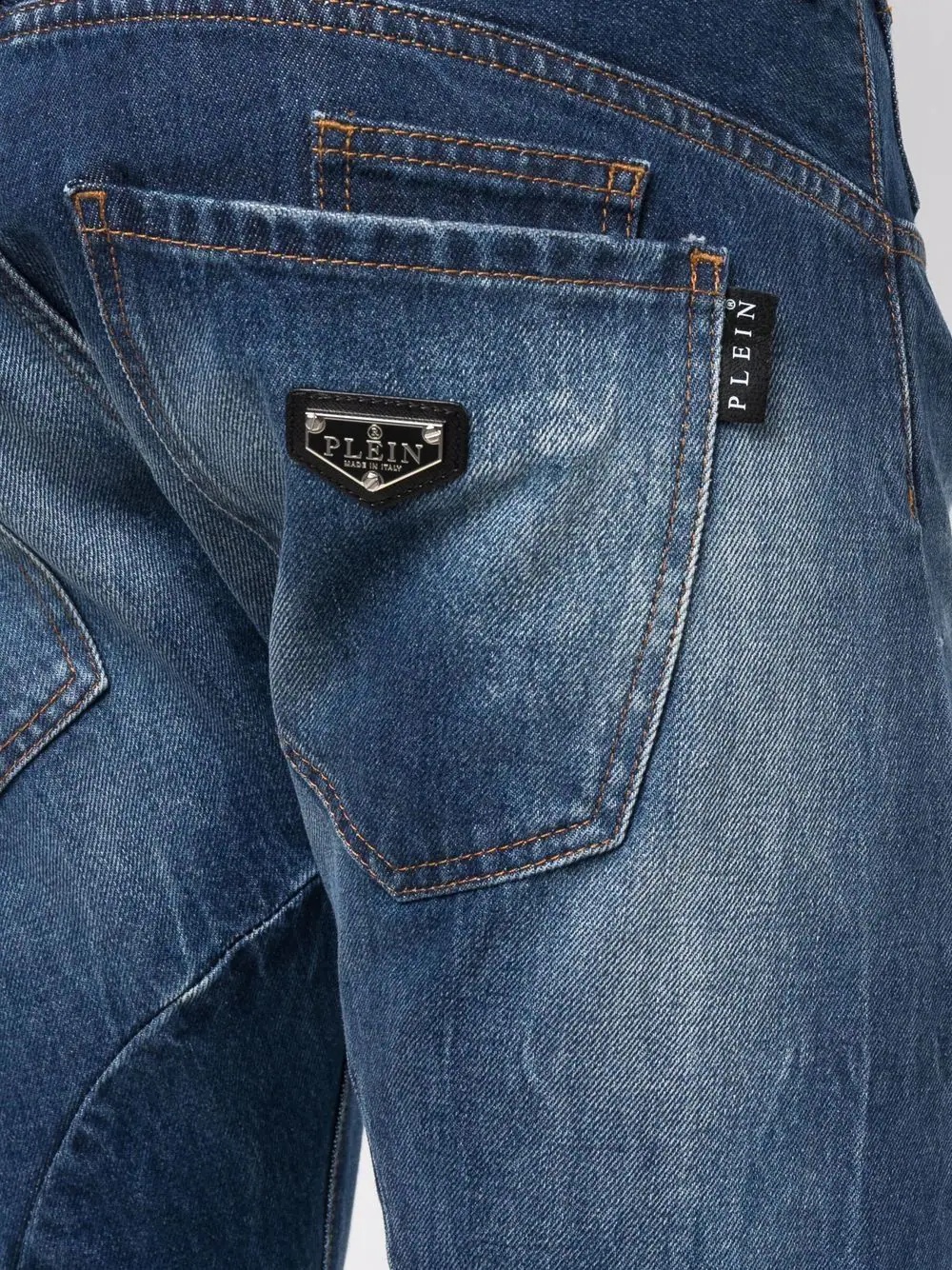 Iconic Plein Milano cut jeans - 5