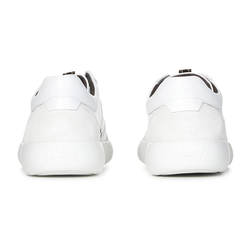 スニーカー BRIONI Men Sneakers QHLW0LPA701 9090 White Brioni WHITE SNEAKERS FOR MEN AW24 | miinto | REVERSIBLE