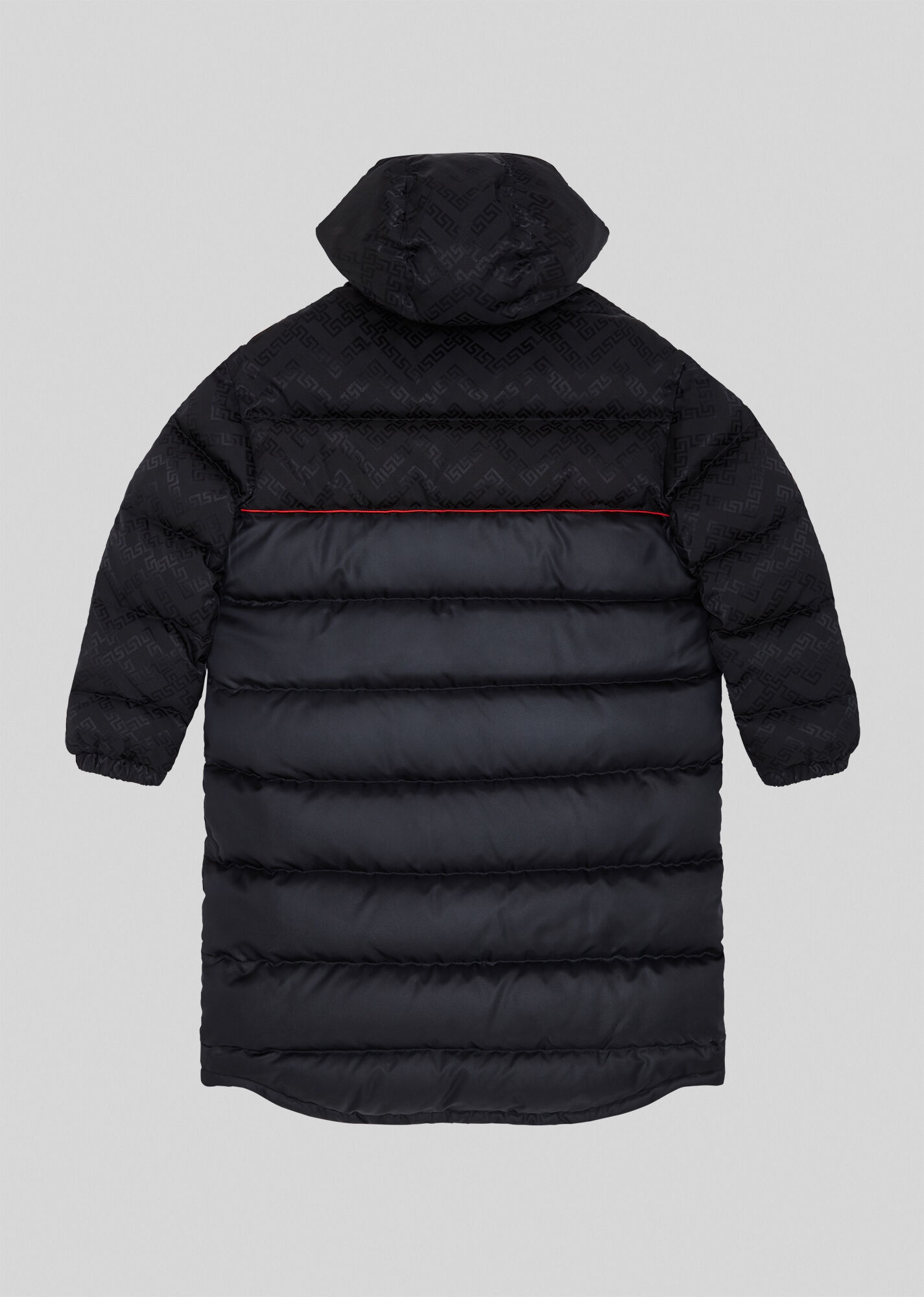 Greca Padded Puffer Coat - 3