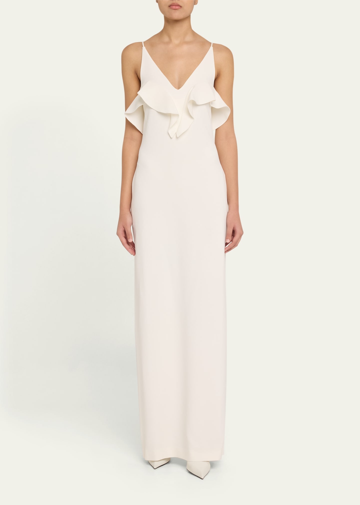 Long Ruffle Tank Dress - 2
