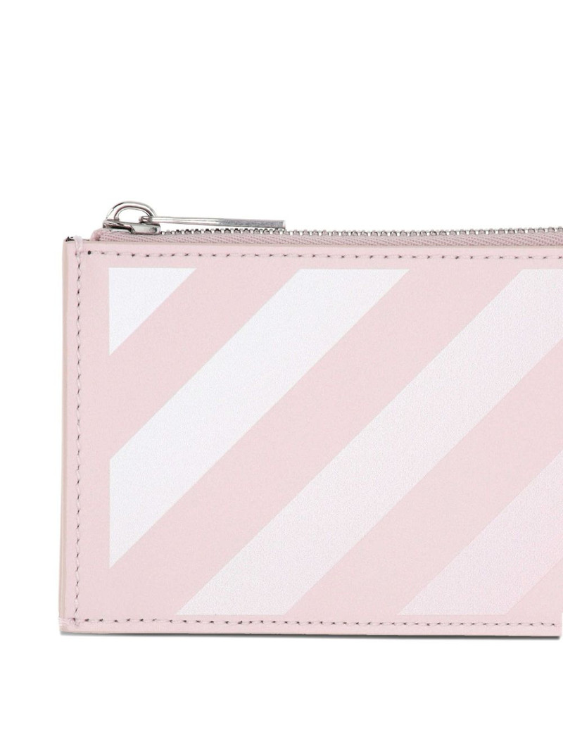 striped-print zip wallet 3