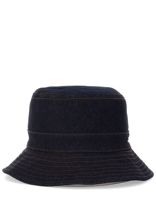 GANNI｜PEDORAS (DENIM BUCKET HAT (A6195 642)) Baby Blue Denim Bucket Hat | GANNI US