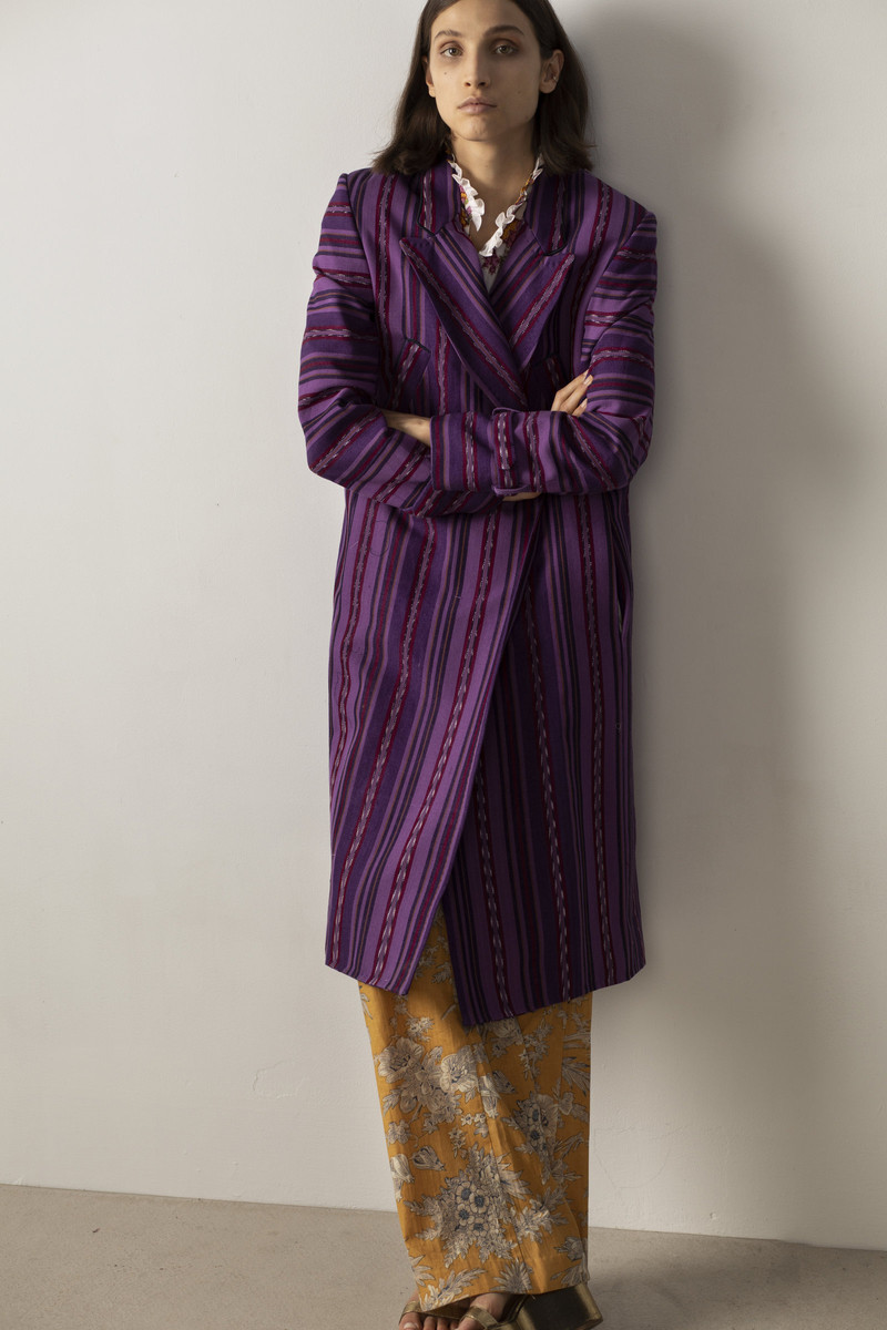 ALIX OF BOHEMIA Purple Haze Guate Coat purple outlook
