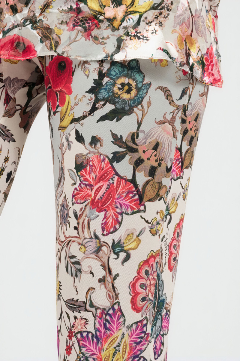 Florentine Flowers Print Leggings 7