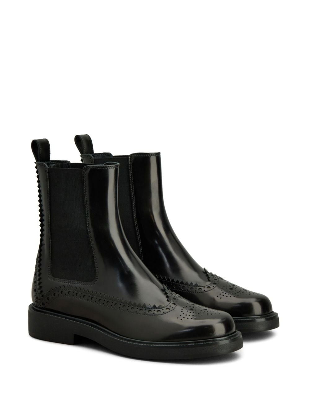 brogue-style Chelsea boots - 2