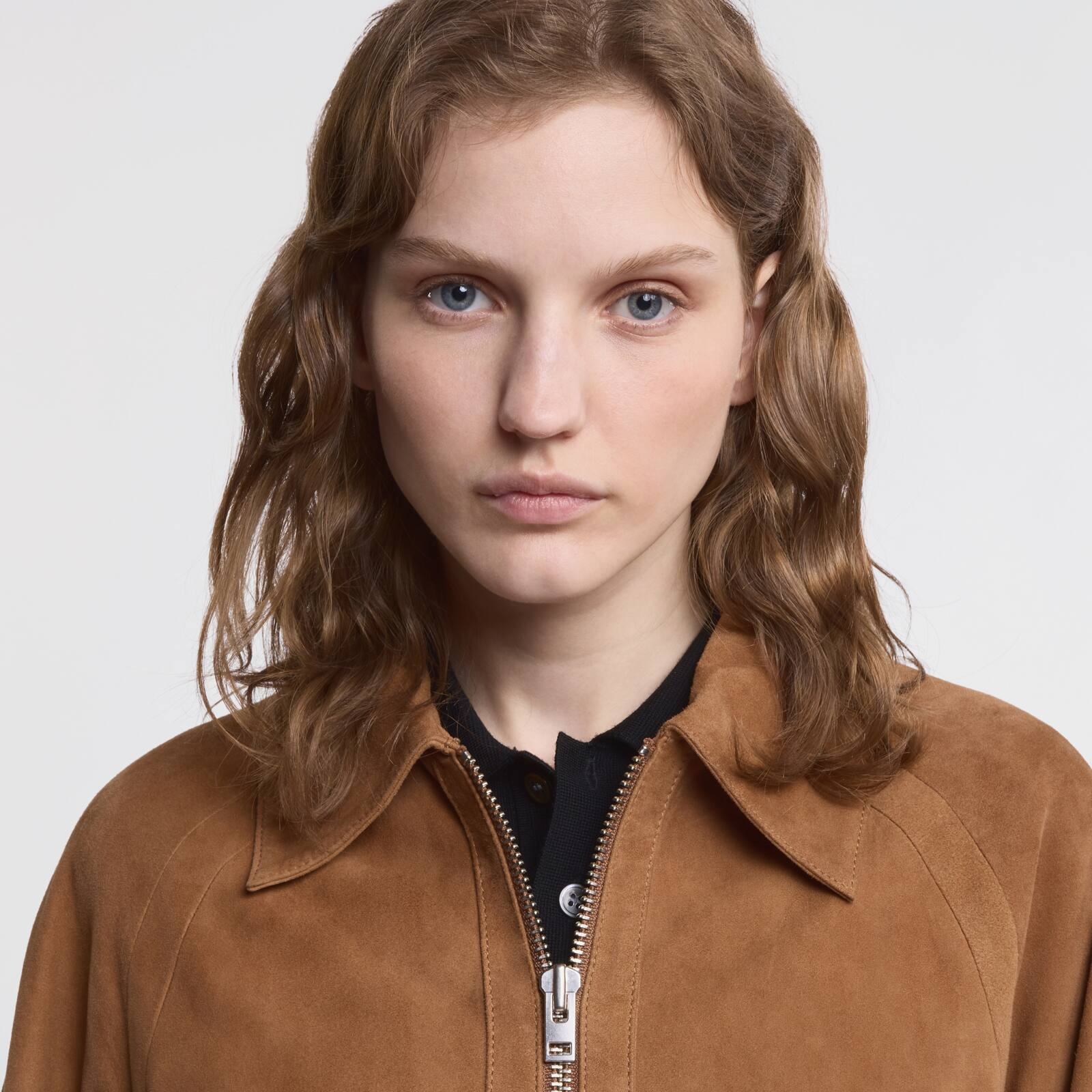 Bomber jacket in suede - 7
