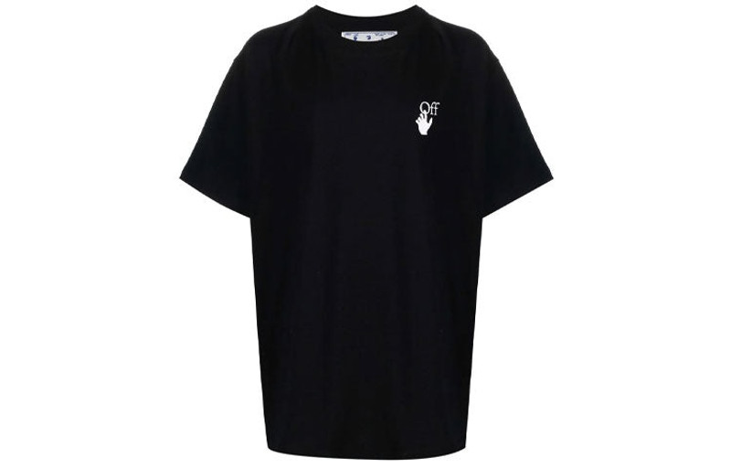 Off-White Off-White FW21 Caravaggio Painting Short Sleeve Loose Fit Black OMAA038F21JER0061084 outlook