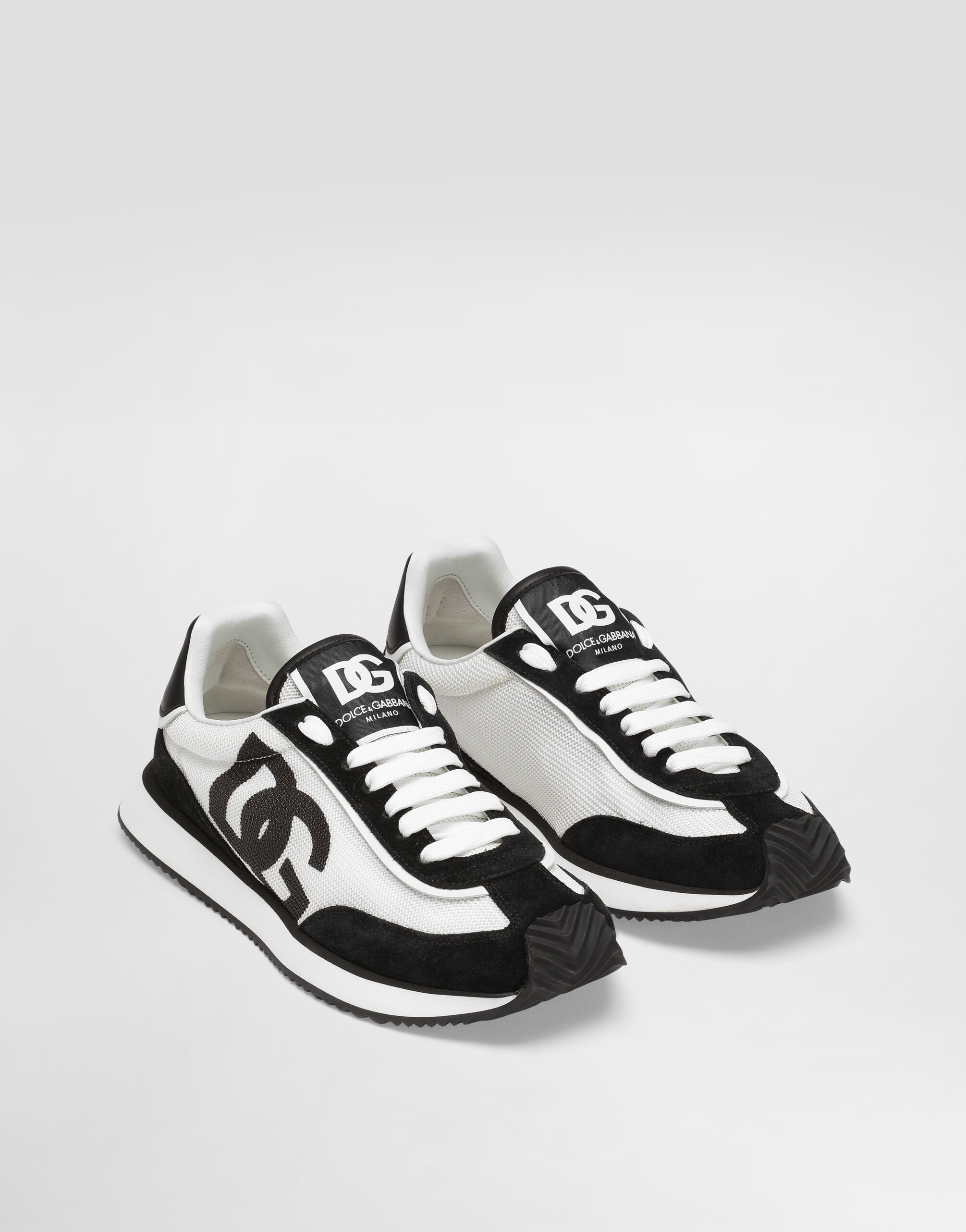 Mixed-material DG CUSHION sneakers - 2