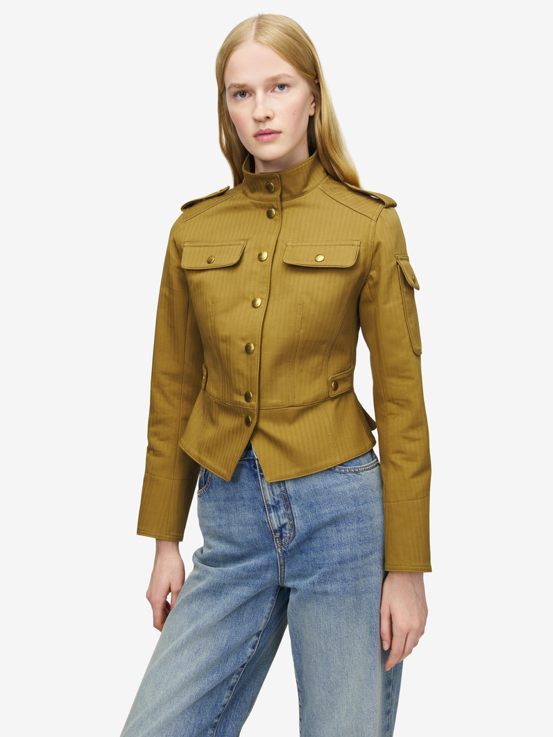 Alexander McQueen Utility Peplum Jacket outlook
