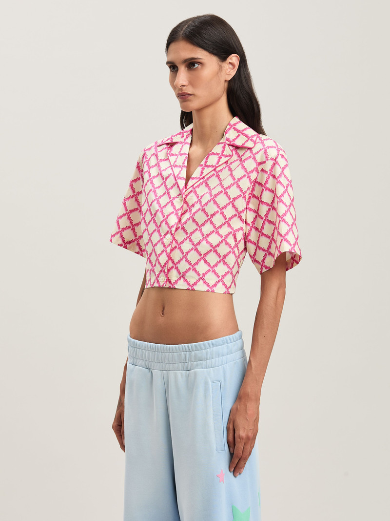 Net Logo crisscrossed shirt 4