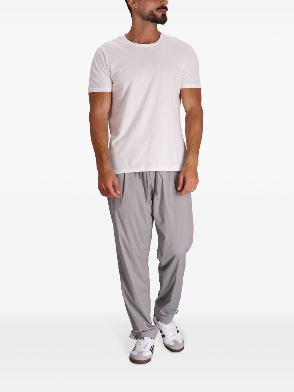 drawstring loose-fit trousers - 2