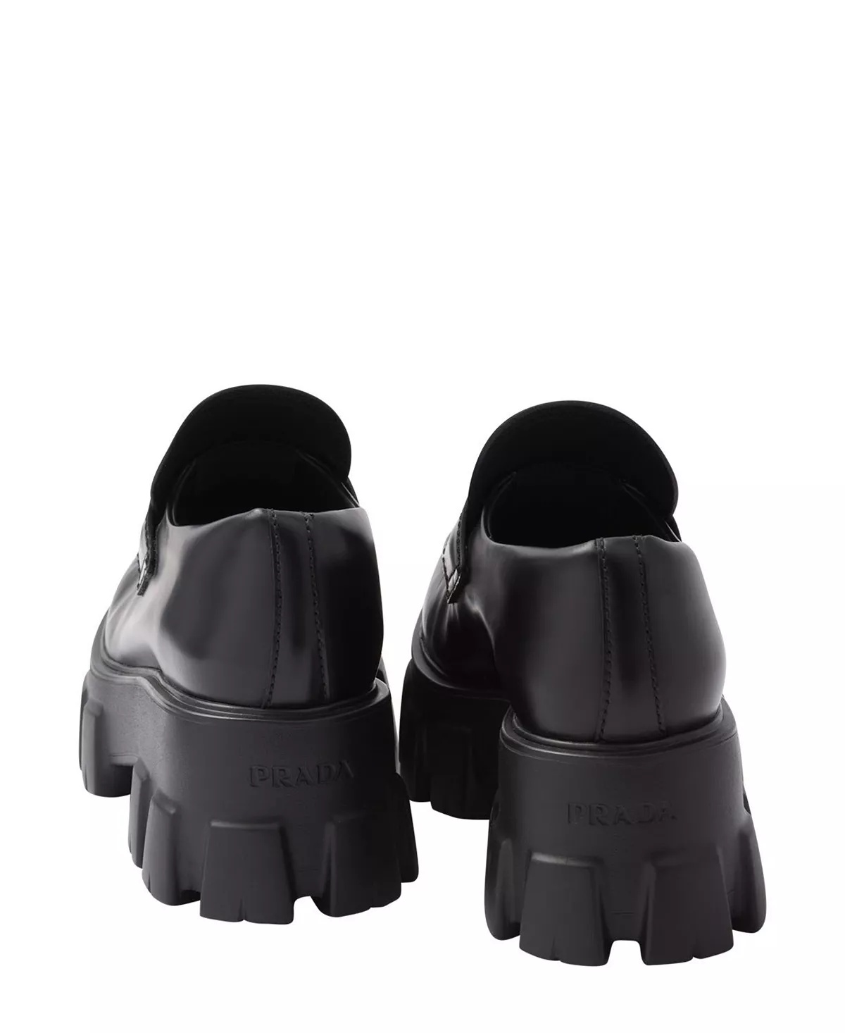 Women's Brushed Leather Monolith Loafers - 7
