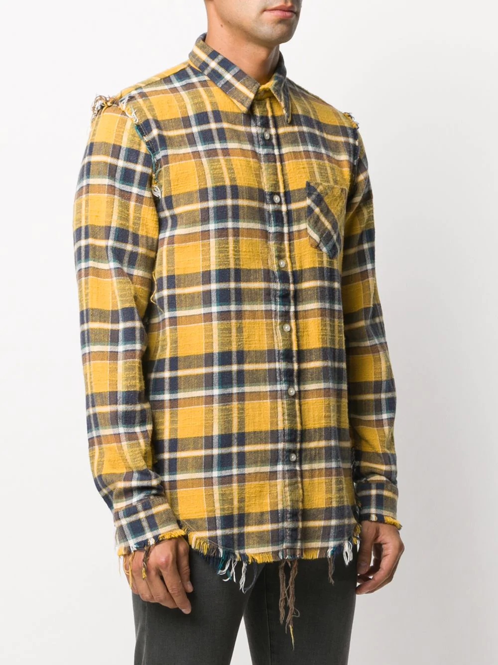 plaid long-sleeve shirt - 4