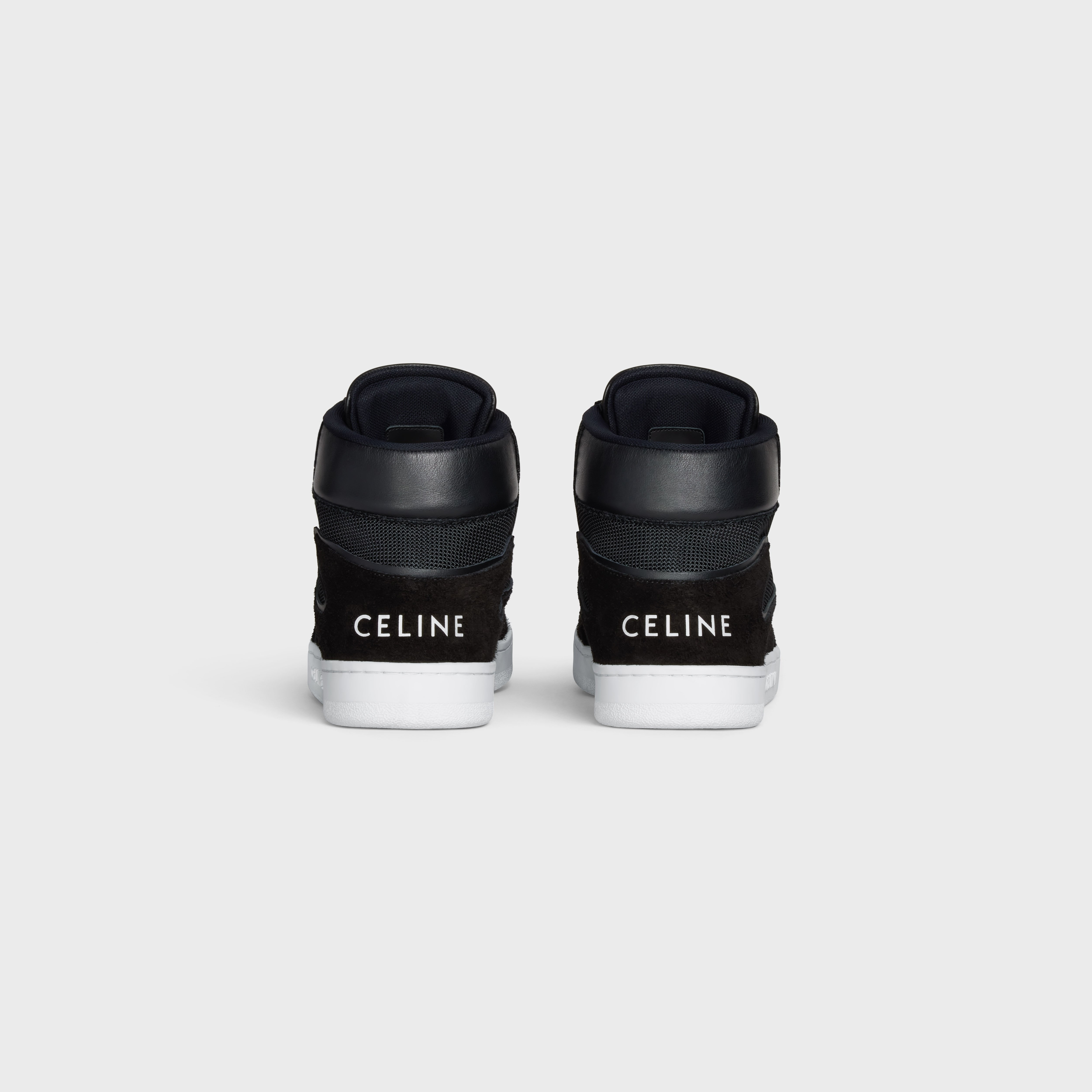 CT-01 "Z" TRAINER HIGH TOP SNEAKER in CALFSKIN AND MESH - 3
