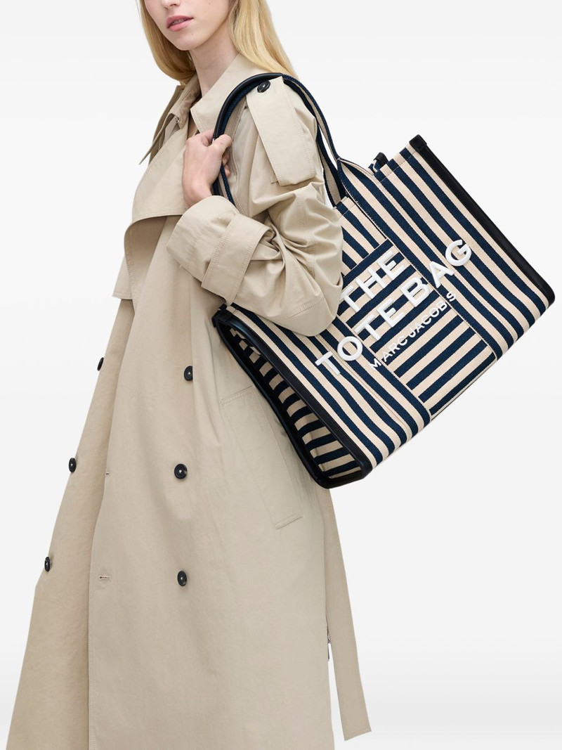 Marc Jacobs The Large Stripe Canvas tote bag outlook