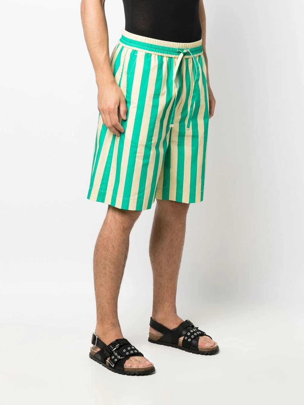 striped bermuda shorts - 3