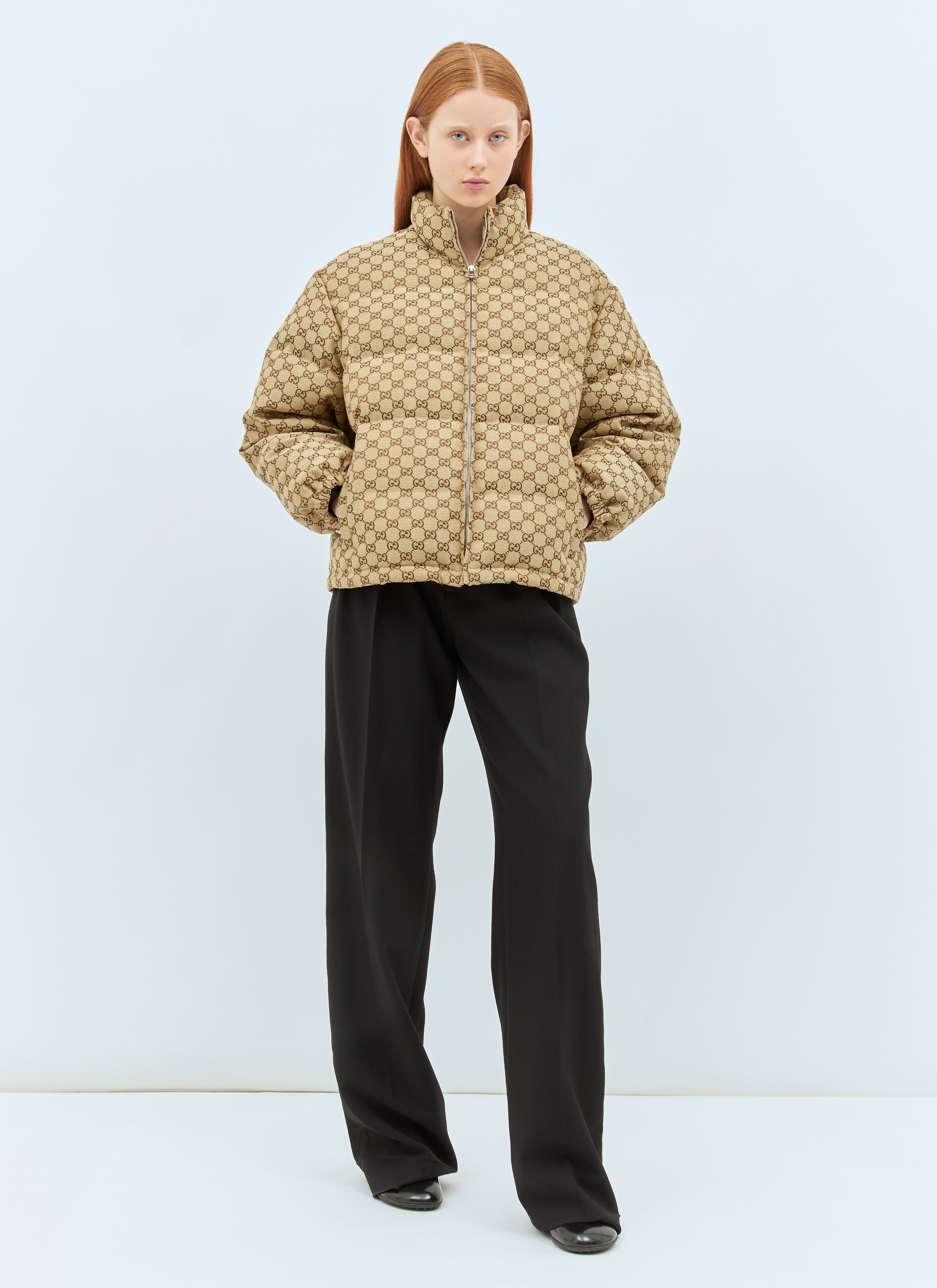 Gucci Women Gg Canvas Bomber Jacket - 2