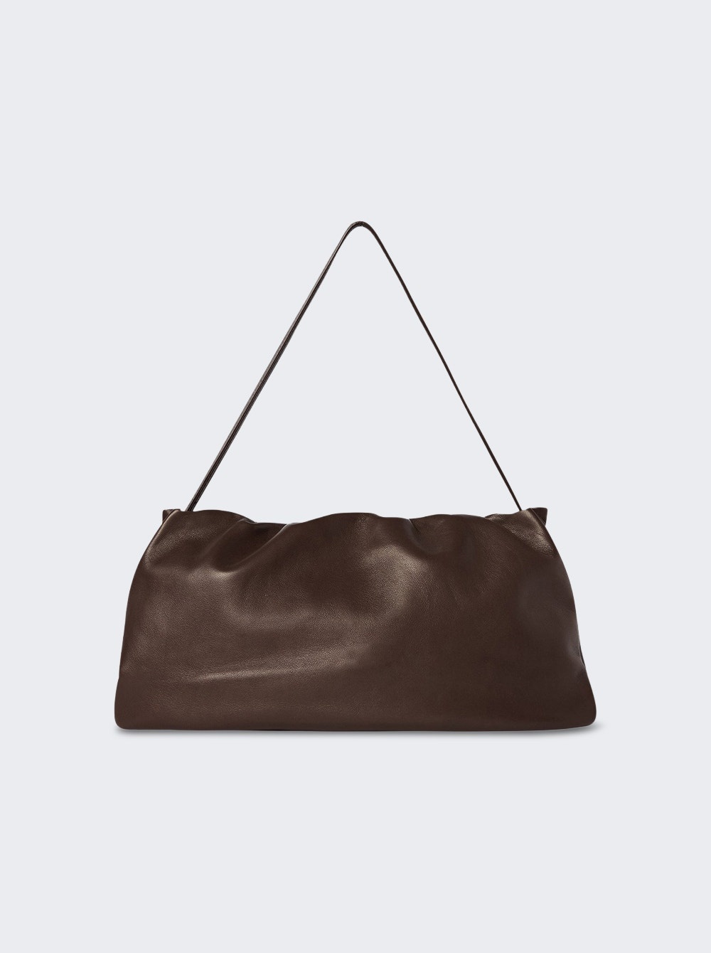 Xl Bourse Bag Brown Melange Leather - 1