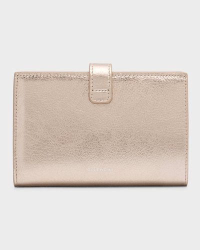Givenchy 4G Card Holder in Metallized Leather outlook