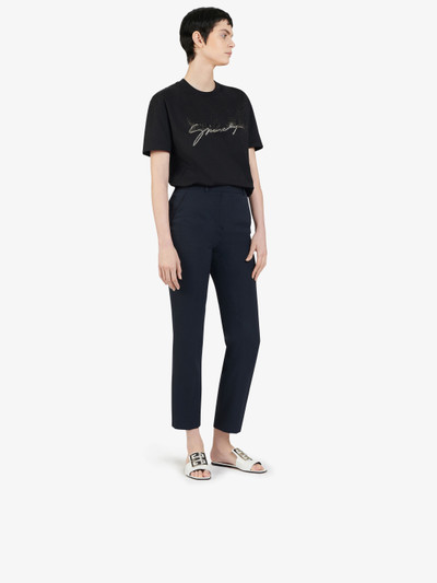 Givenchy GIVENCHY pearls embroidered t-shirt outlook