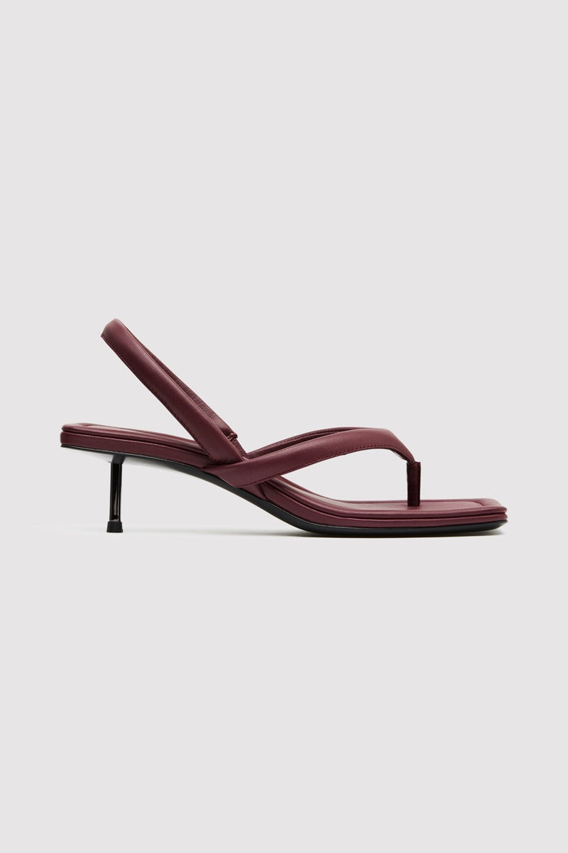 Thong Heel - Plum - 1