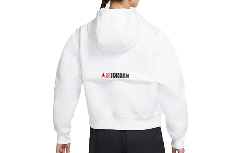 Jordan (WMNS) Air Jordan Utility Hooded Jacket 'White' CW6503-100 outlook