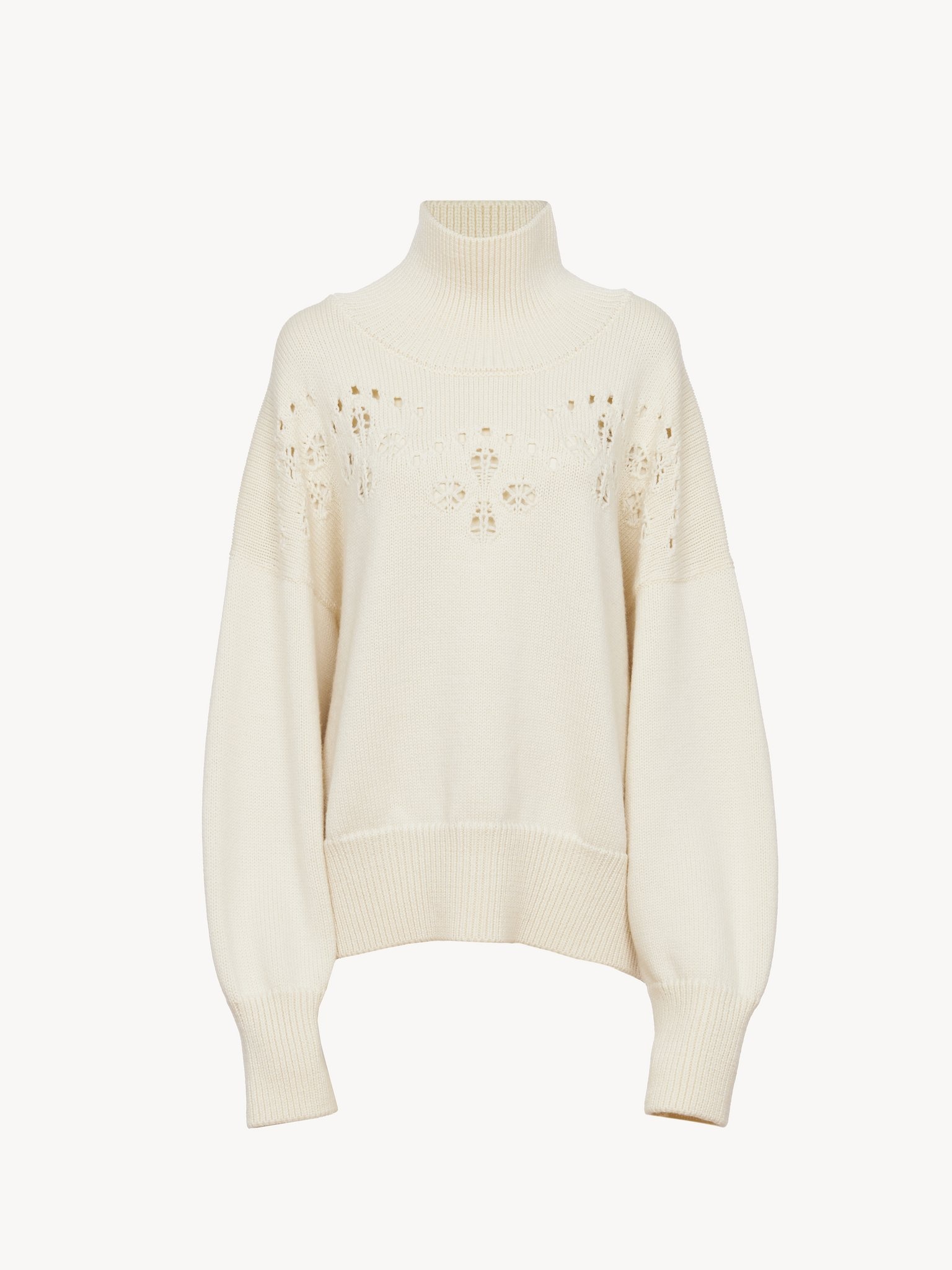 GENEROUS HIGH-NECK SWEATER - 3