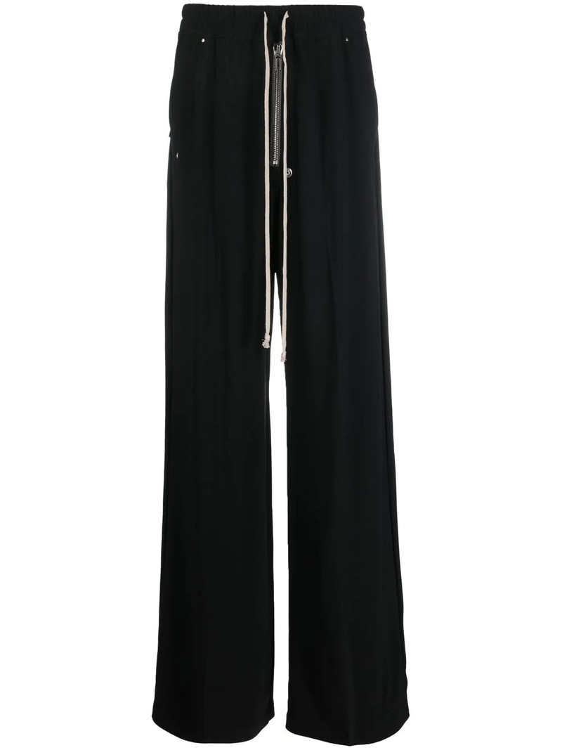 drawstring wide-leg trousers 1